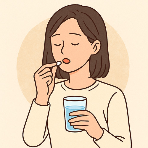가급적 물과 함께 복용